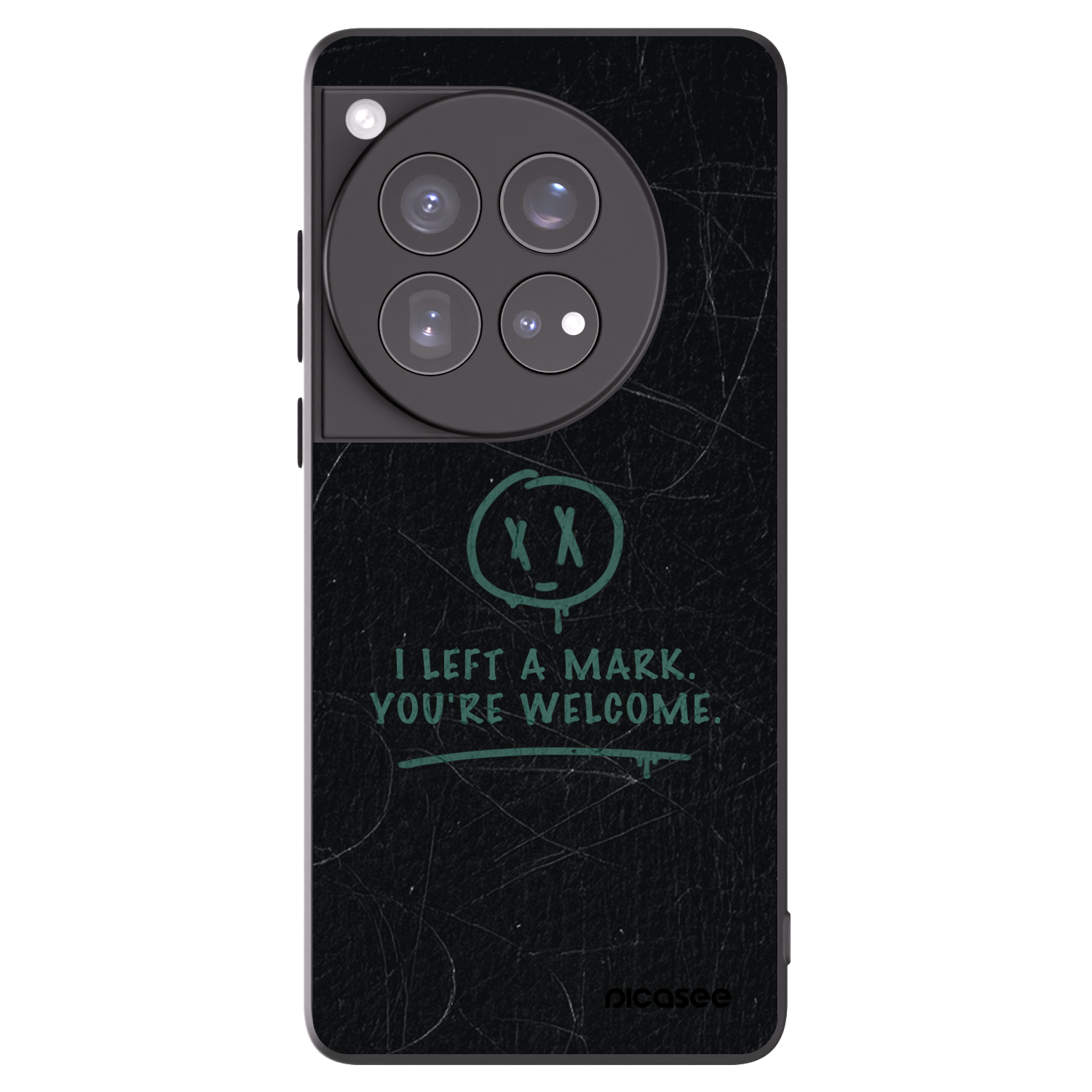 Picasee fekete szilikon tok az alábbi mobiltelefonokra OnePlus 12 5G - LEFT A MARK