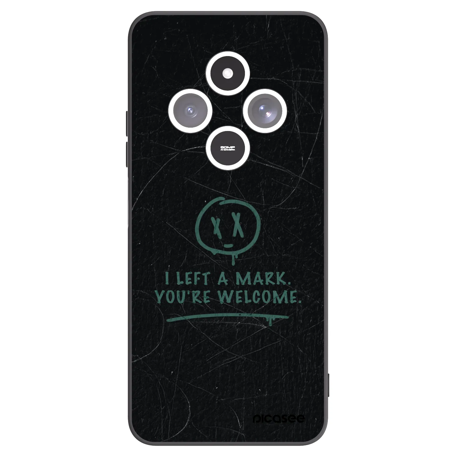 Picasee fekete szilikon tok az alábbi mobiltelefonokra Xiaomi Redmi 14C - LEFT A MARK