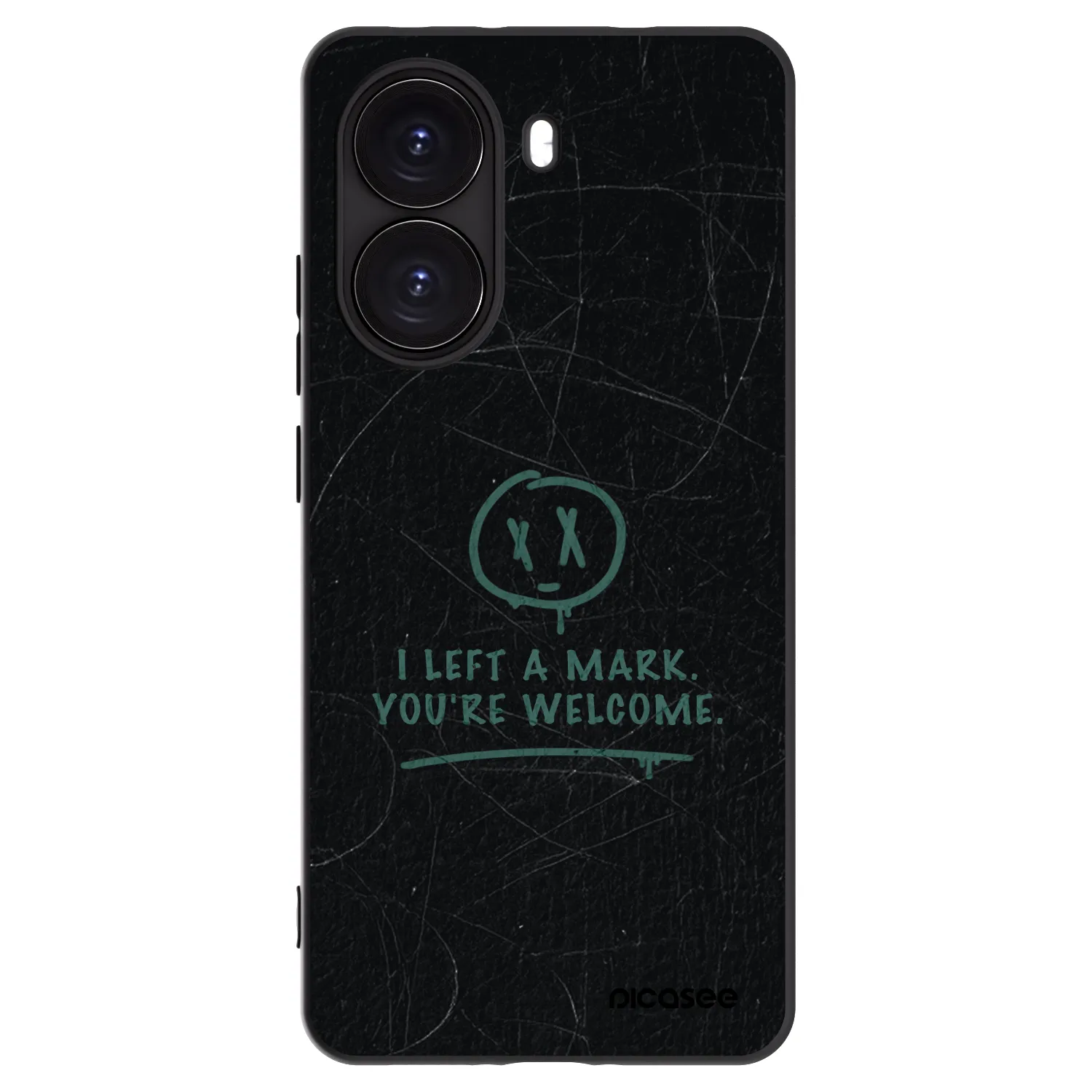 Picasee fekete szilikon tok az alábbi mobiltelefonokra Xiaomi Poco X7 Pro 5G - LEFT A MARK