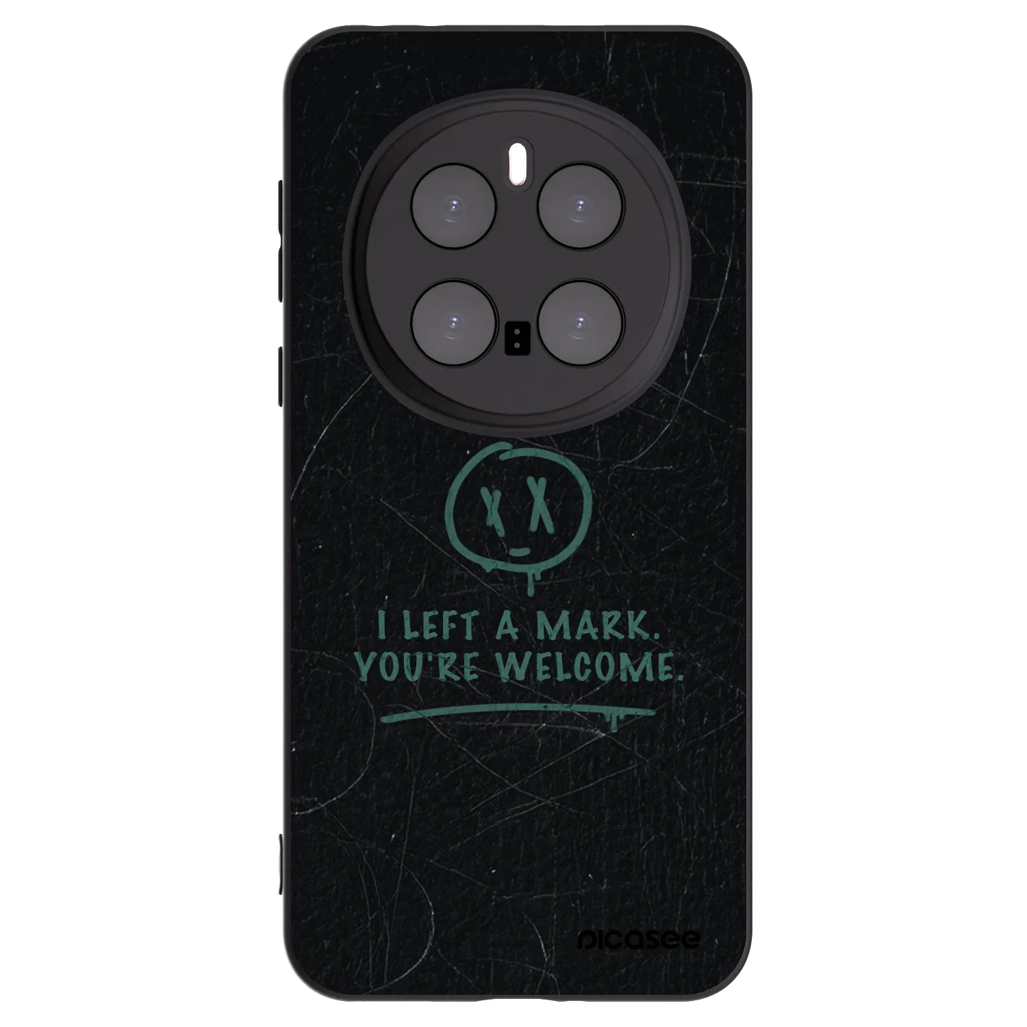 Picasee fekete szilikon tok az alábbi mobiltelefonokra Honor Magic7 Pro 5G - LEFT A MARK