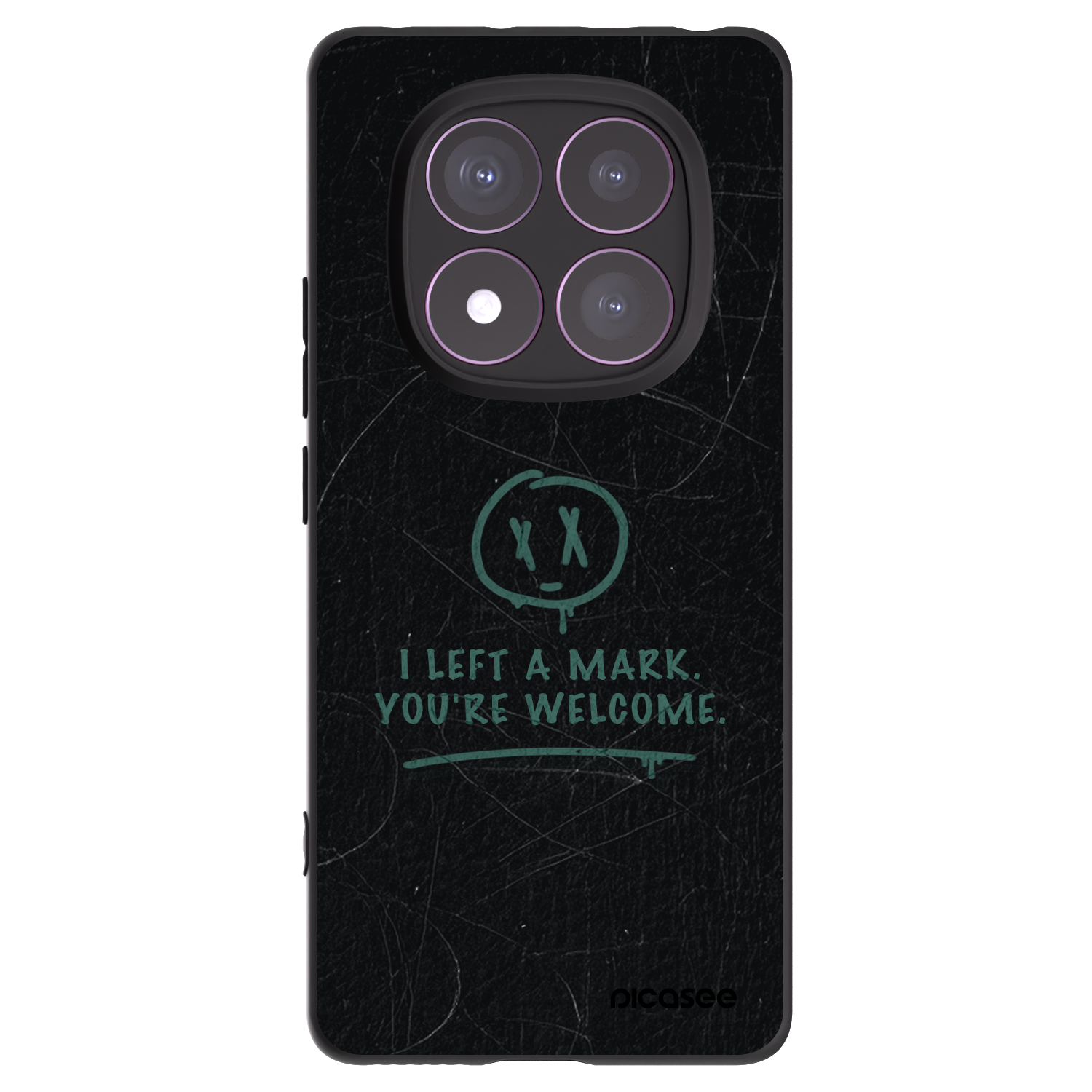 Picasee fekete szilikon tok az alábbi mobiltelefonokra Xiaomi Redmi Note 14 Pro 4G - LEFT A MARK