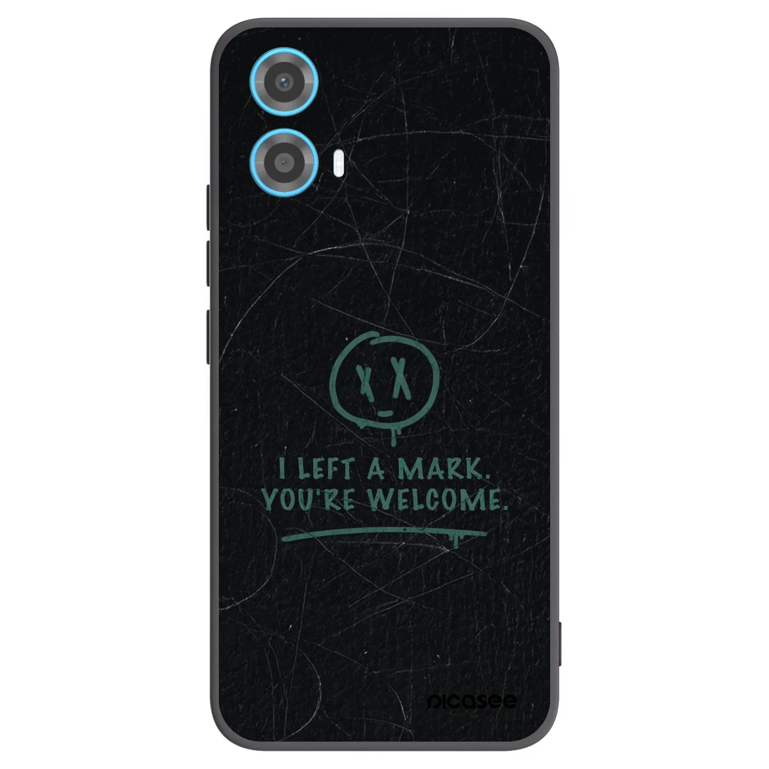 Picasee fekete szilikon tok az alábbi mobiltelefonokra Motorola Moto G34 5G - LEFT A MARK