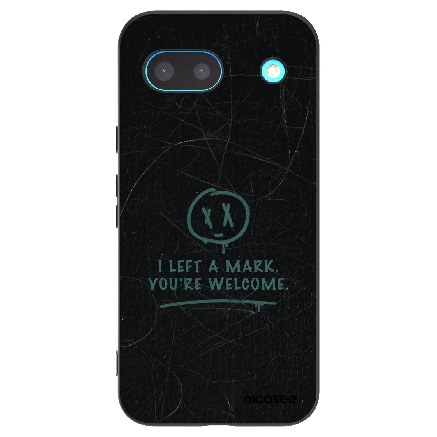 Picasee fekete szilikon tok az alábbi mobiltelefonokra Google Pixel 8a - LEFT A MARK