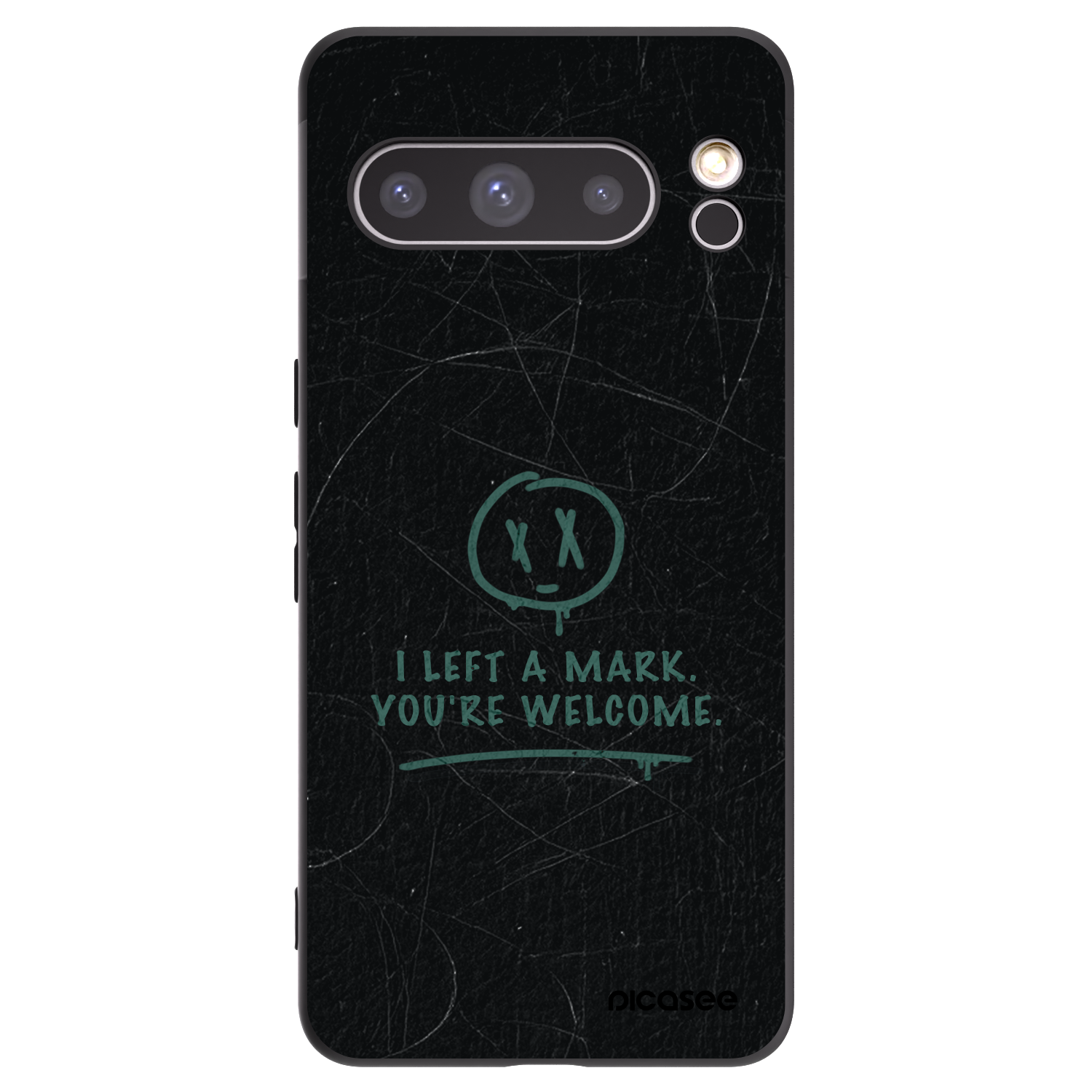 Picasee fekete szilikon tok az alábbi mobiltelefonokra Google Pixel 8 Pro - LEFT A MARK