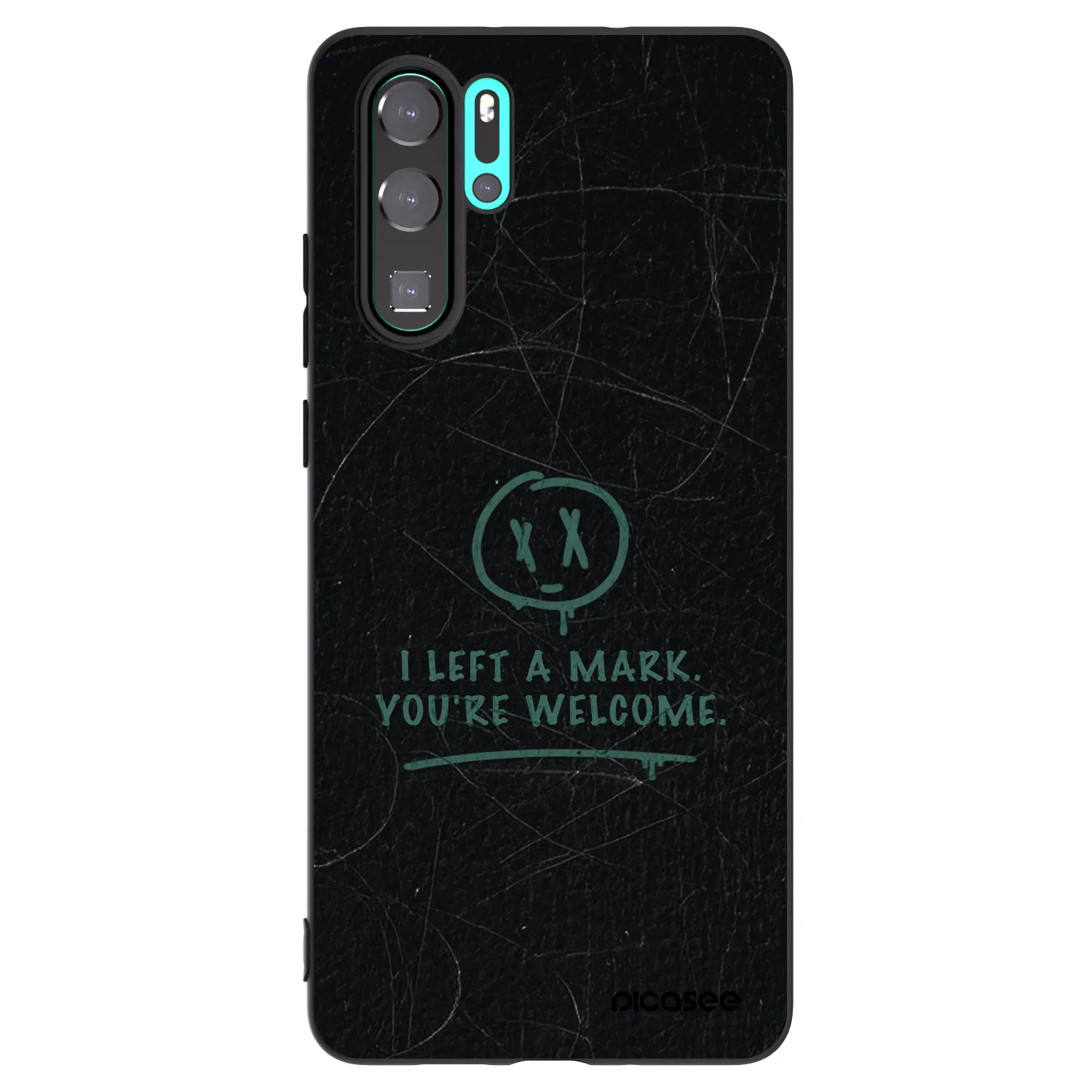 Picasee fekete szilikon tok az alábbi mobiltelefonokra Huawei P30 Pro - LEFT A MARK