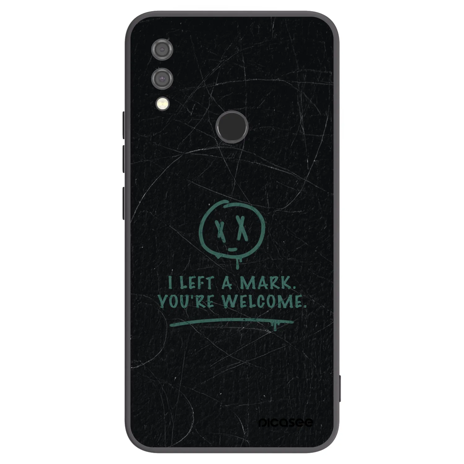 Picasee fekete szilikon tok az alábbi mobiltelefonokra Xiaomi Redmi Note 7 - LEFT A MARK