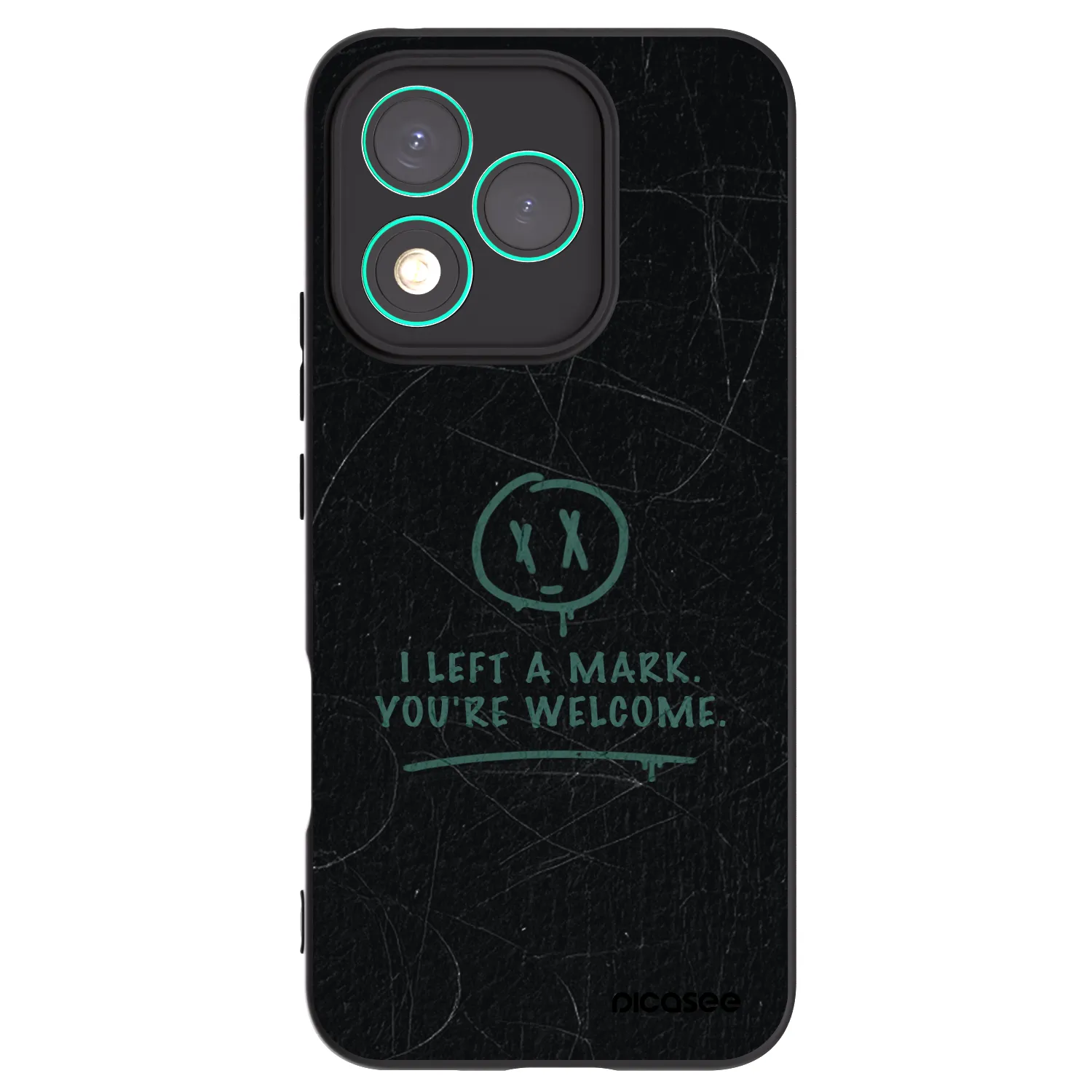 Picasee fekete szilikon tok az alábbi mobiltelefonokra Honor 400 Lite 5G - LEFT A MARK