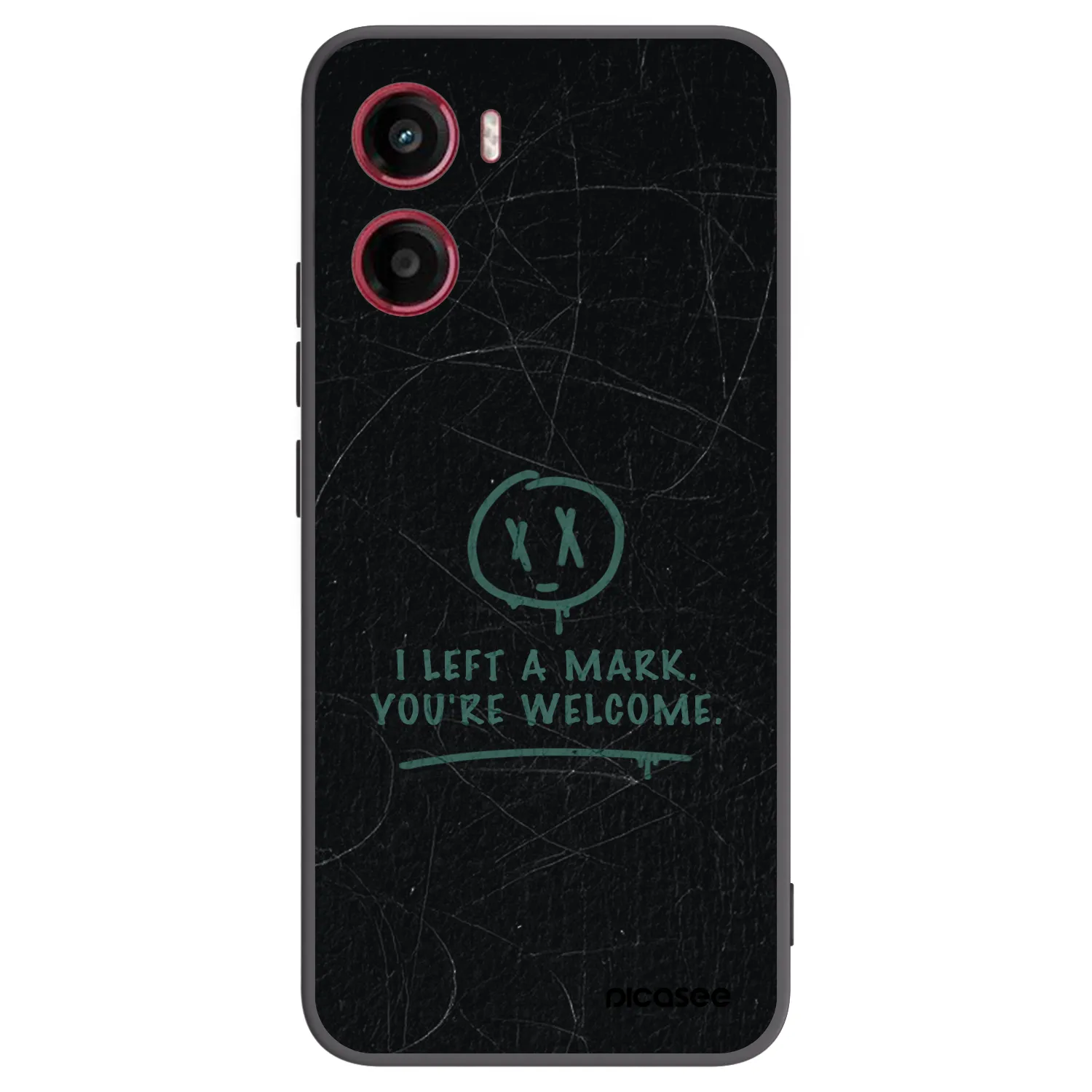 Picasee fekete szilikon tok az alábbi mobiltelefonokra Motorola Moto G05 - LEFT A MARK