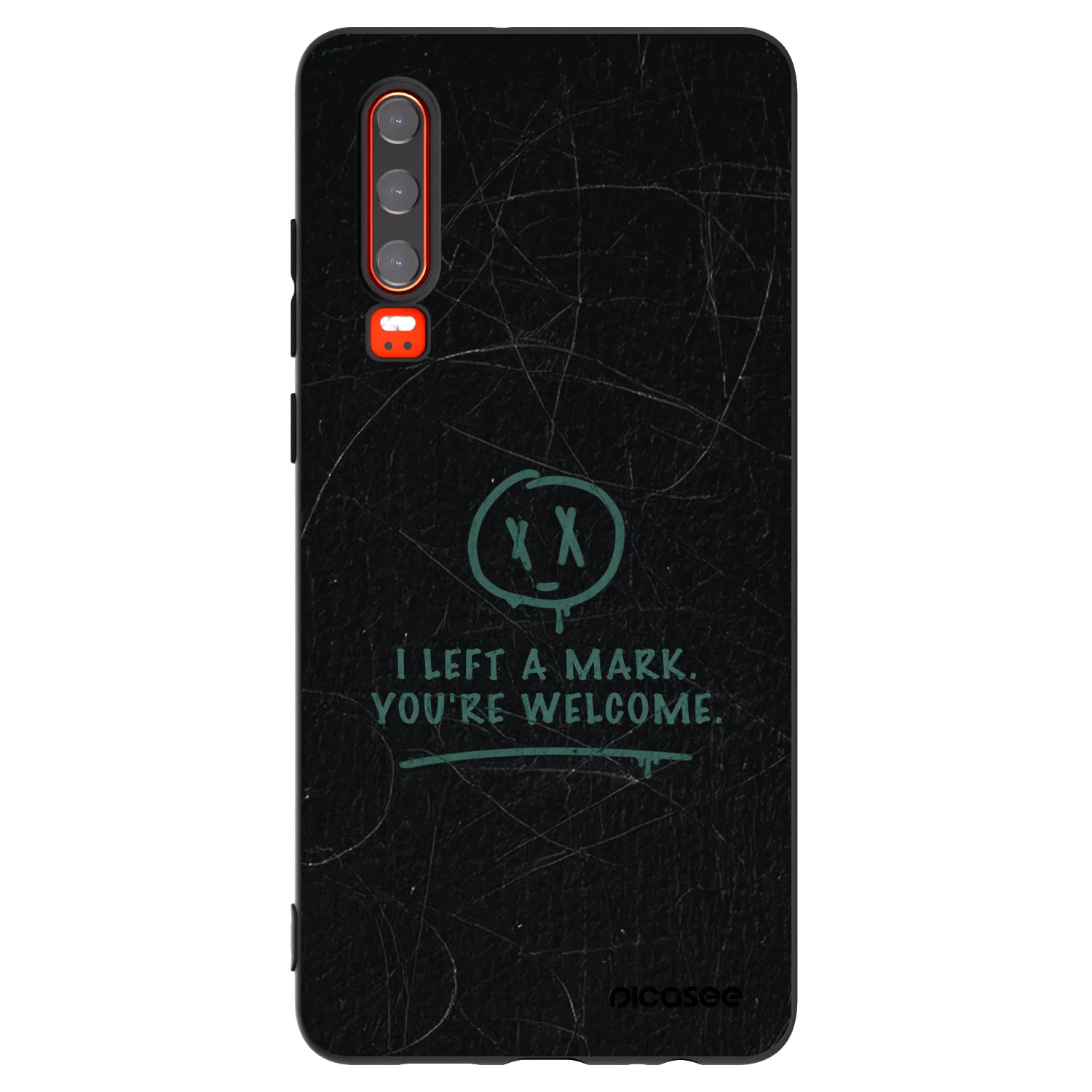 Picasee fekete szilikon tok az alábbi mobiltelefonokra Huawei P30 - LEFT A MARK