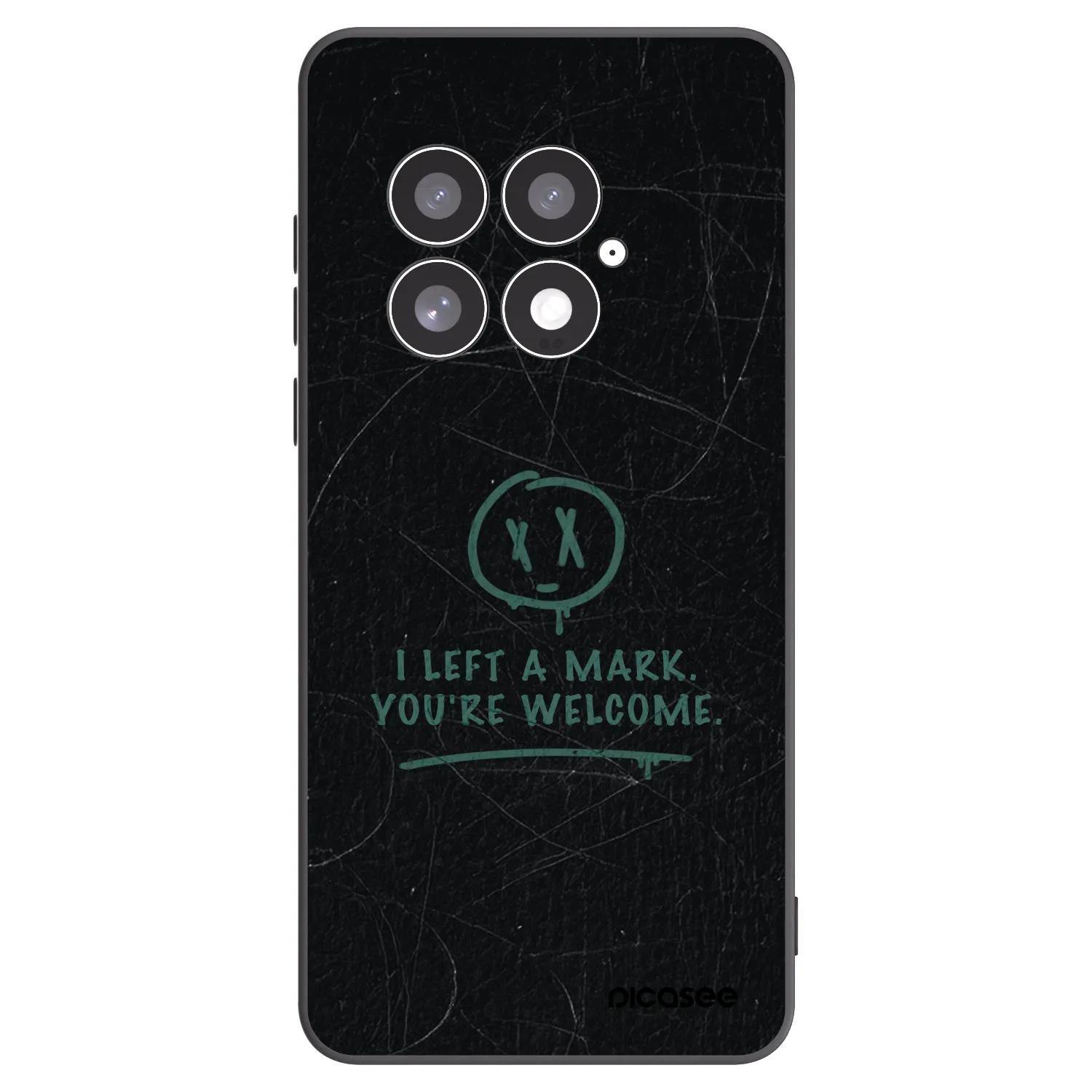 Picasee fekete szilikon tok az alábbi mobiltelefonokra OnePlus 13 5G - LEFT A MARK