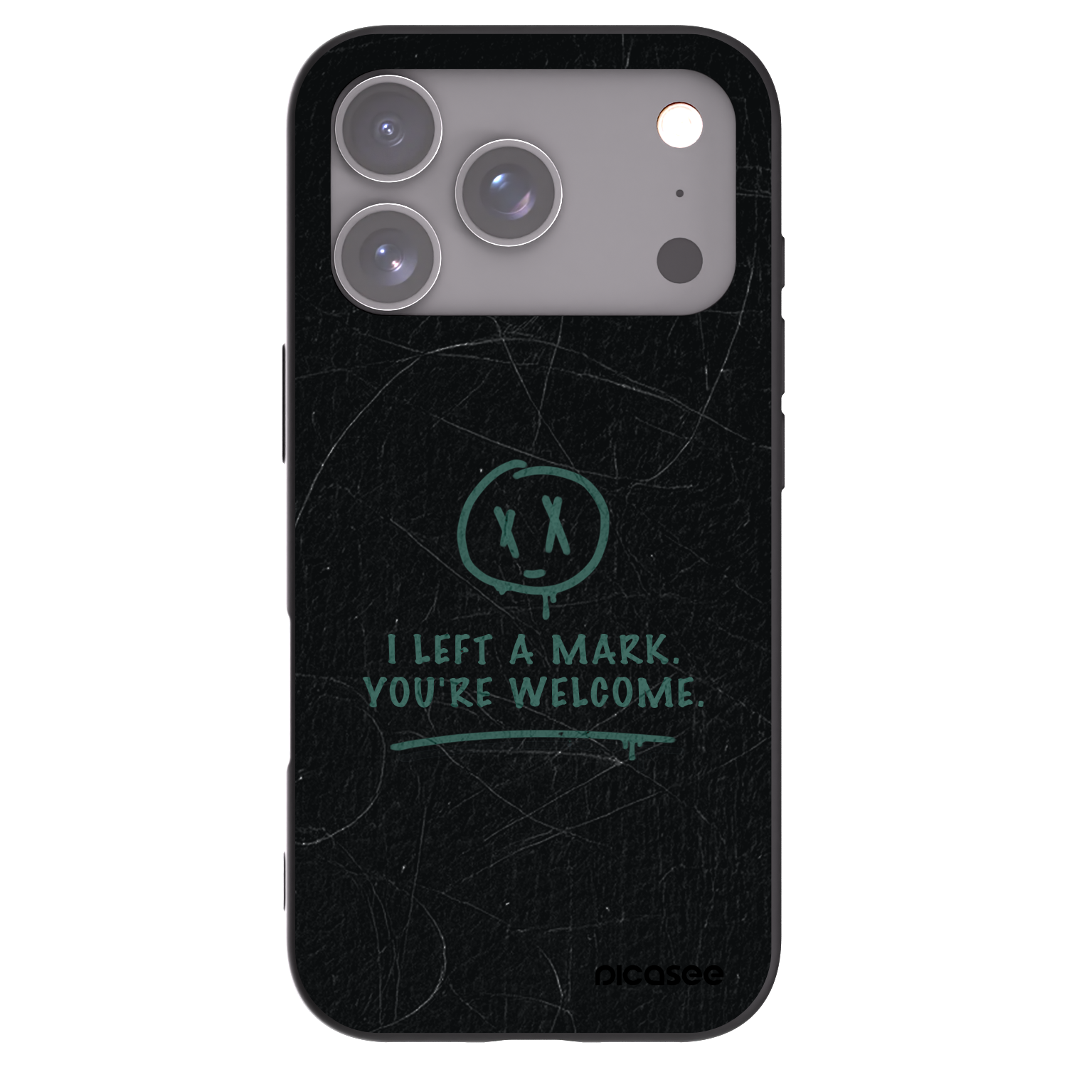 Picasee fekete szilikon tok az alábbi mobiltelefonokra Apple iPhone 17 Pro - LEFT A MARK