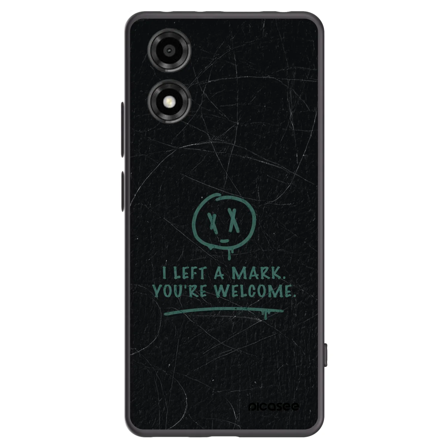 Picasee fekete szilikon tok az alábbi mobiltelefonokra Motorola Moto E14 - LEFT A MARK