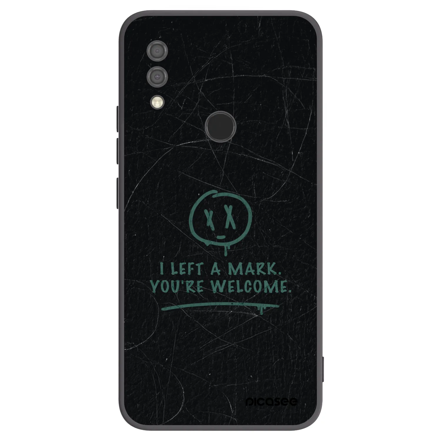 Picasee fekete szilikon tok az alábbi mobiltelefonokra Xiaomi Redmi 7 - LEFT A MARK