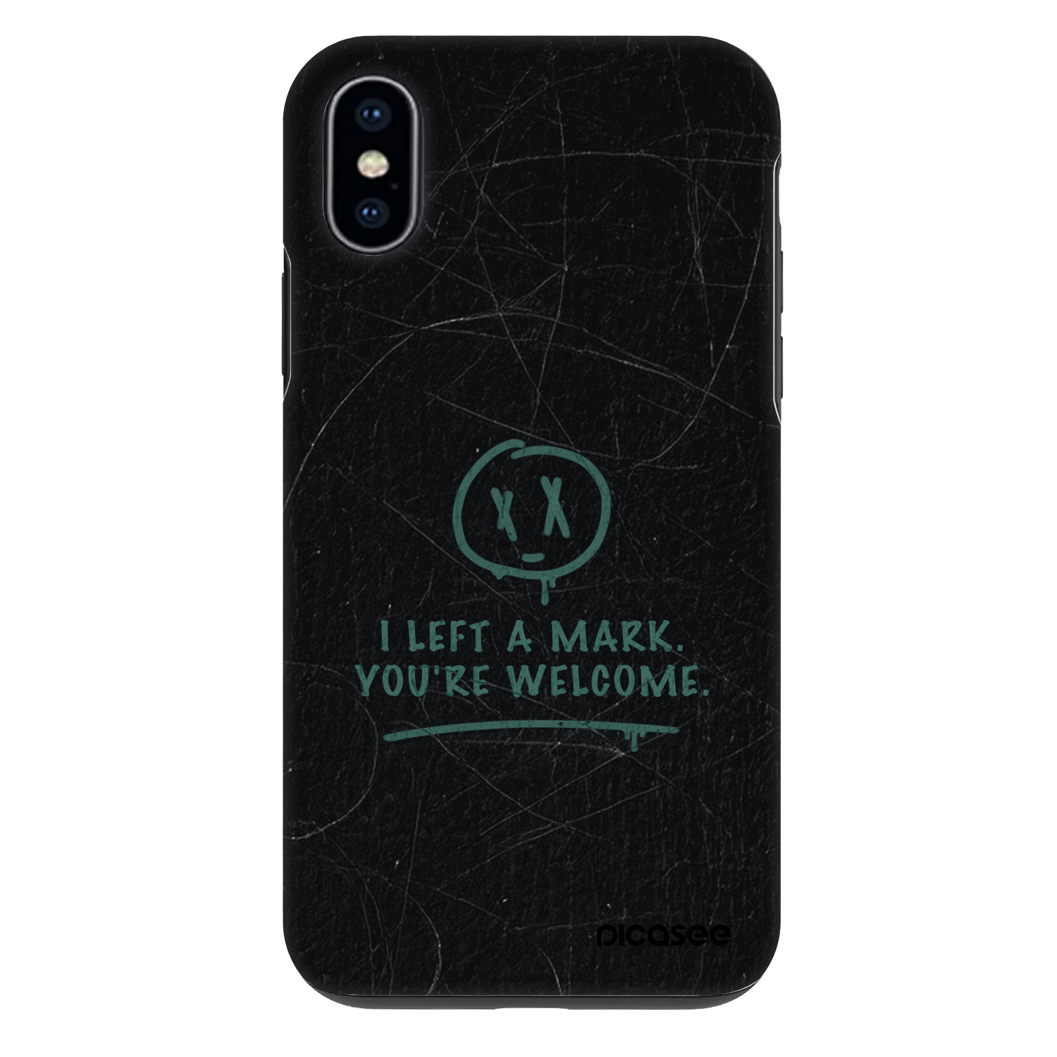 Picasee Fashion Case Apple iPhone X/XS - LEFT A MARK