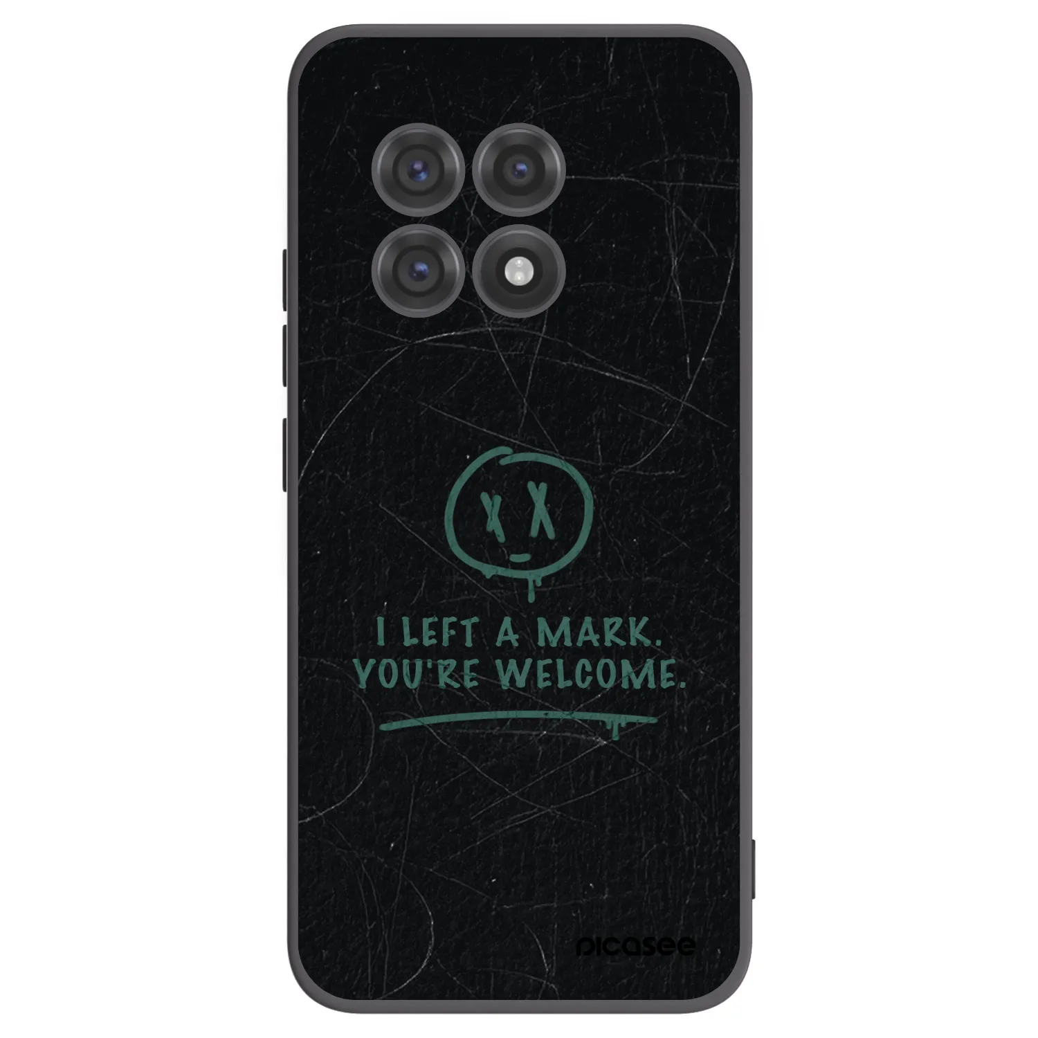 Picasee fekete szilikon tok az alábbi mobiltelefonokra OnePlus 13R 5G - LEFT A MARK