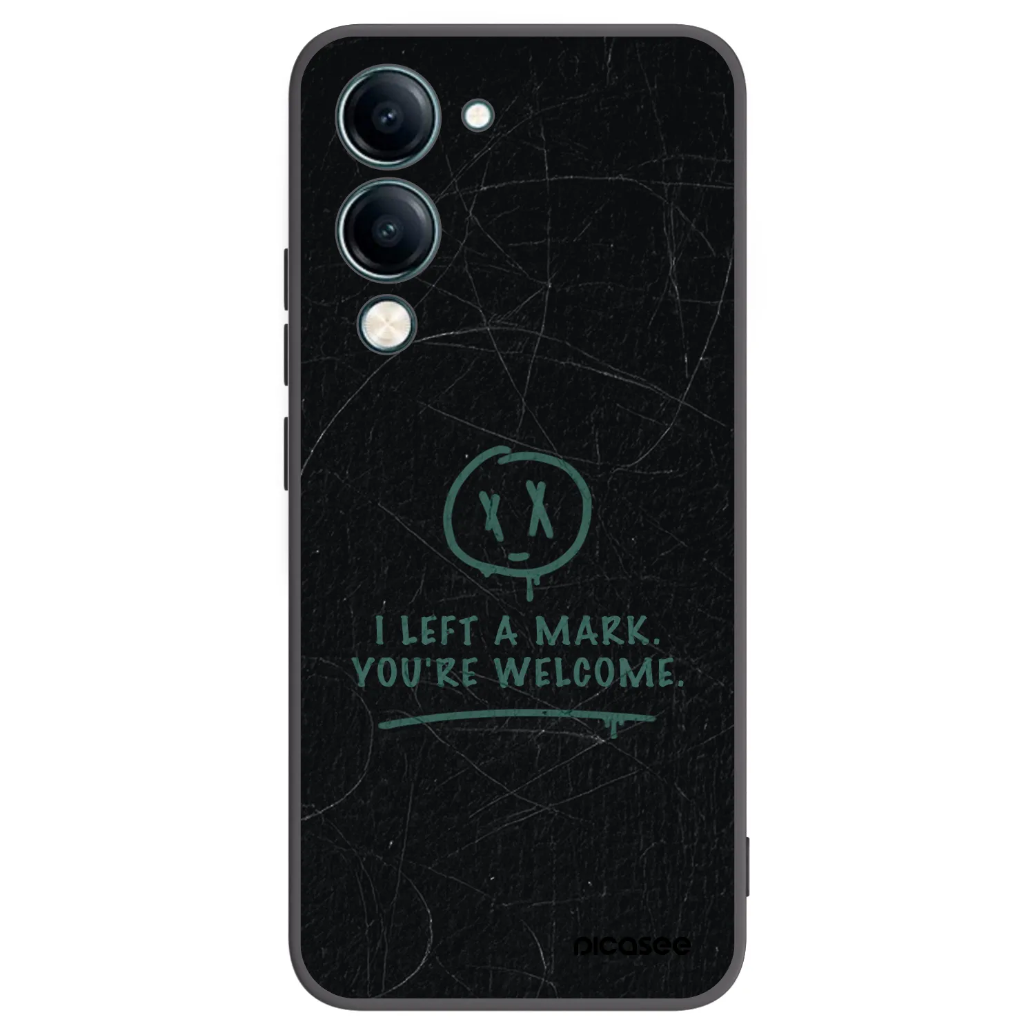 Picasee fekete szilikon tok az alábbi mobiltelefonokra Vivo Y29s 5G - LEFT A MARK