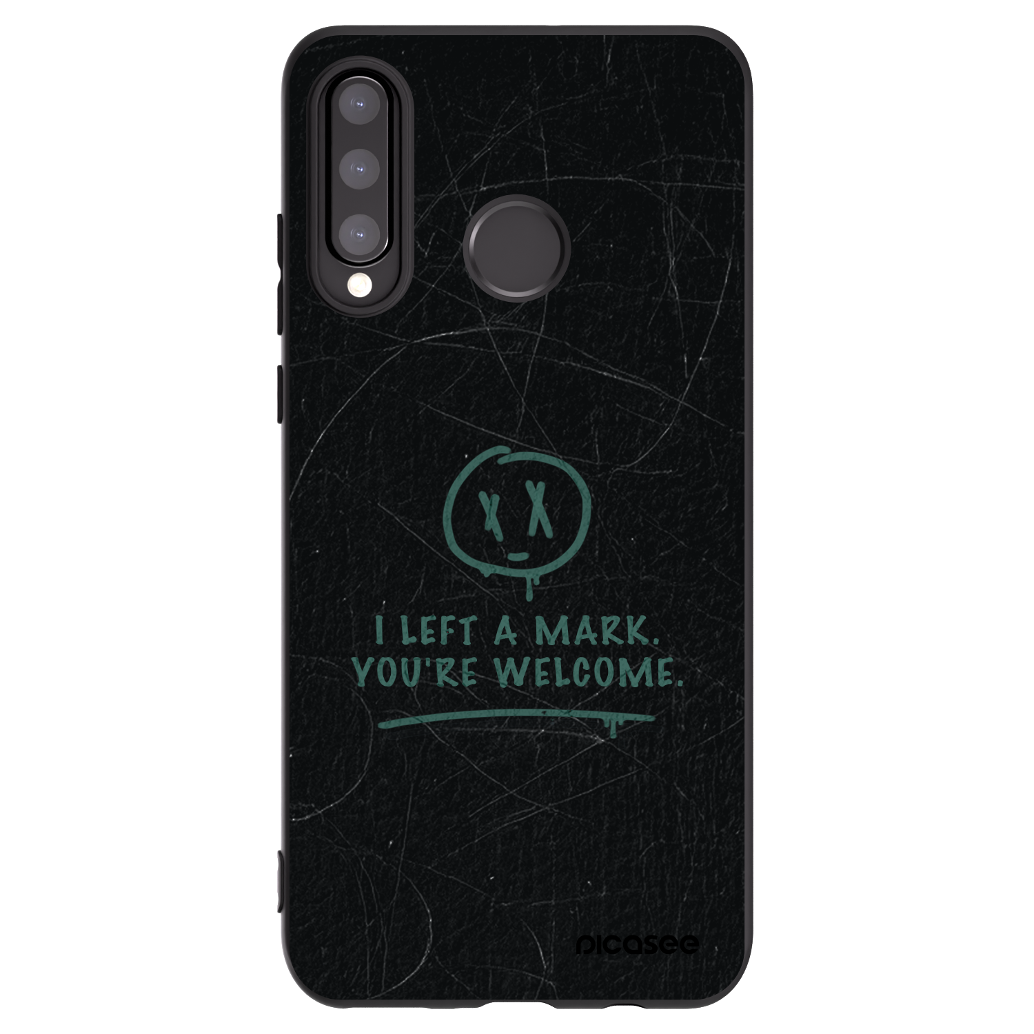 Picasee fekete szilikon tok az alábbi mobiltelefonokra Huawei P30 Lite - LEFT A MARK