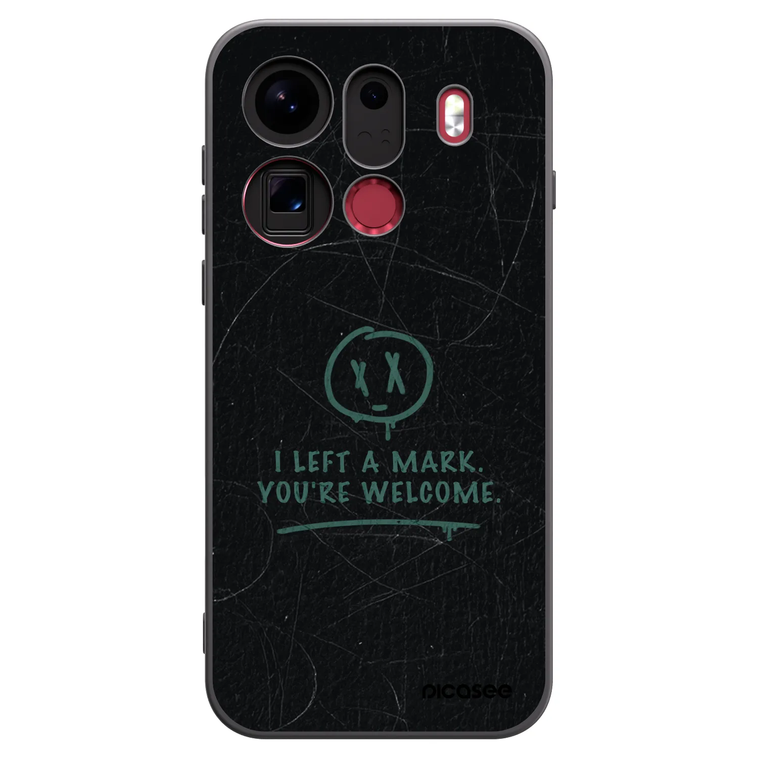 Picasee fekete szilikon tok az alábbi mobiltelefonokra OPPO Find X9 Pro - LEFT A MARK