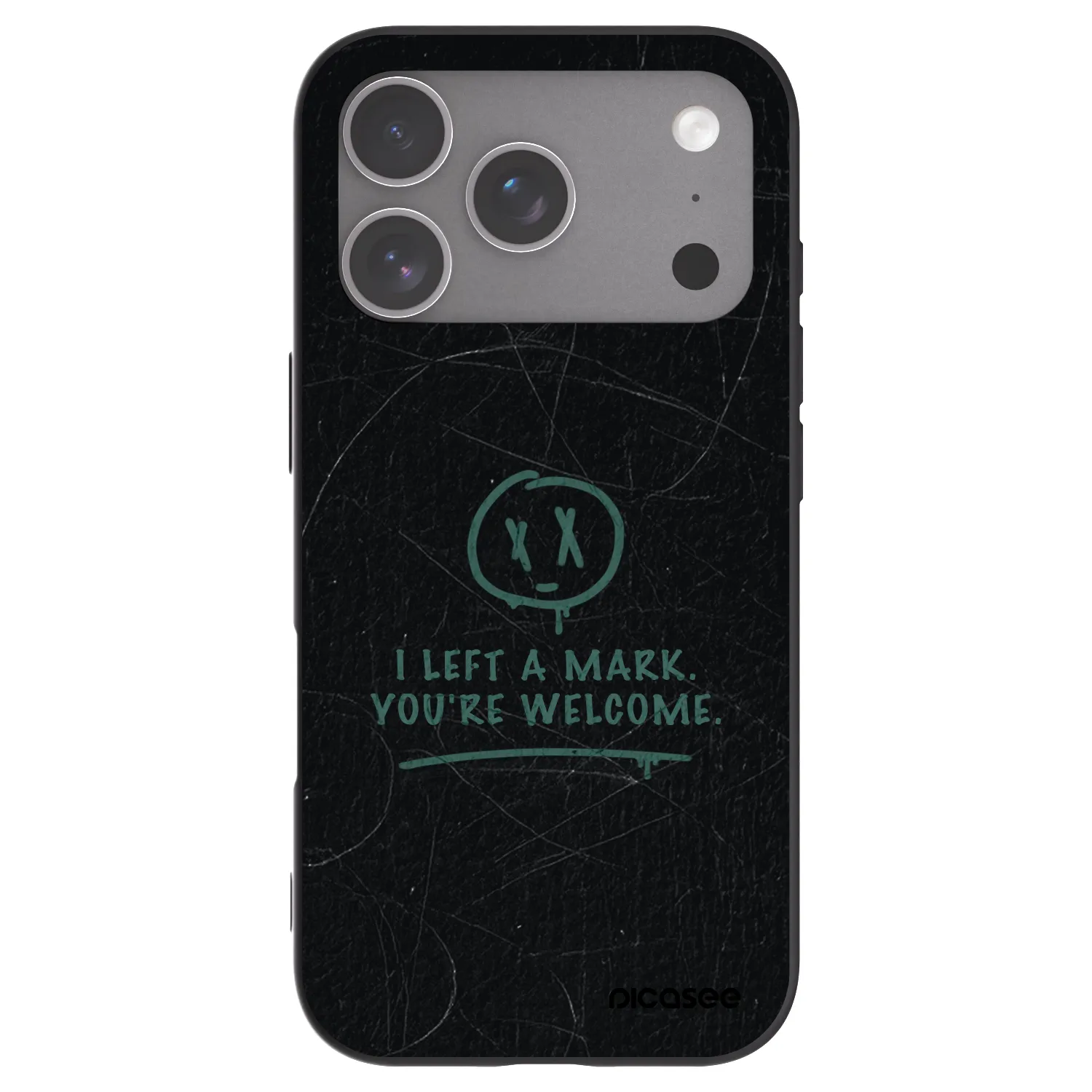 Picasee fekete szilikon tok az alábbi mobiltelefonokra Apple iPhone 18 Pro - LEFT A MARK