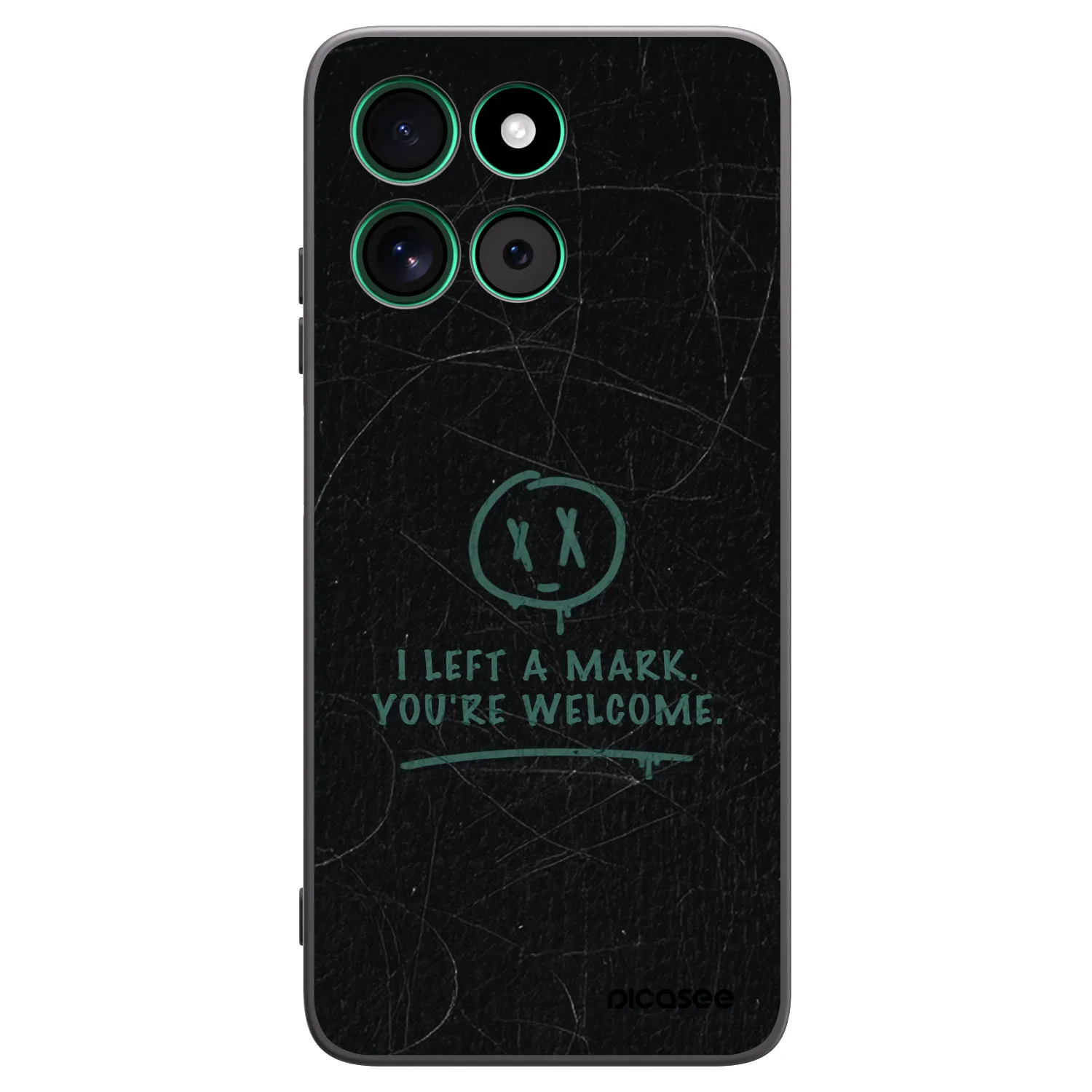 Picasee fekete szilikon tok az alábbi mobiltelefonokra Motorola Moto G57 Power - LEFT A MARK