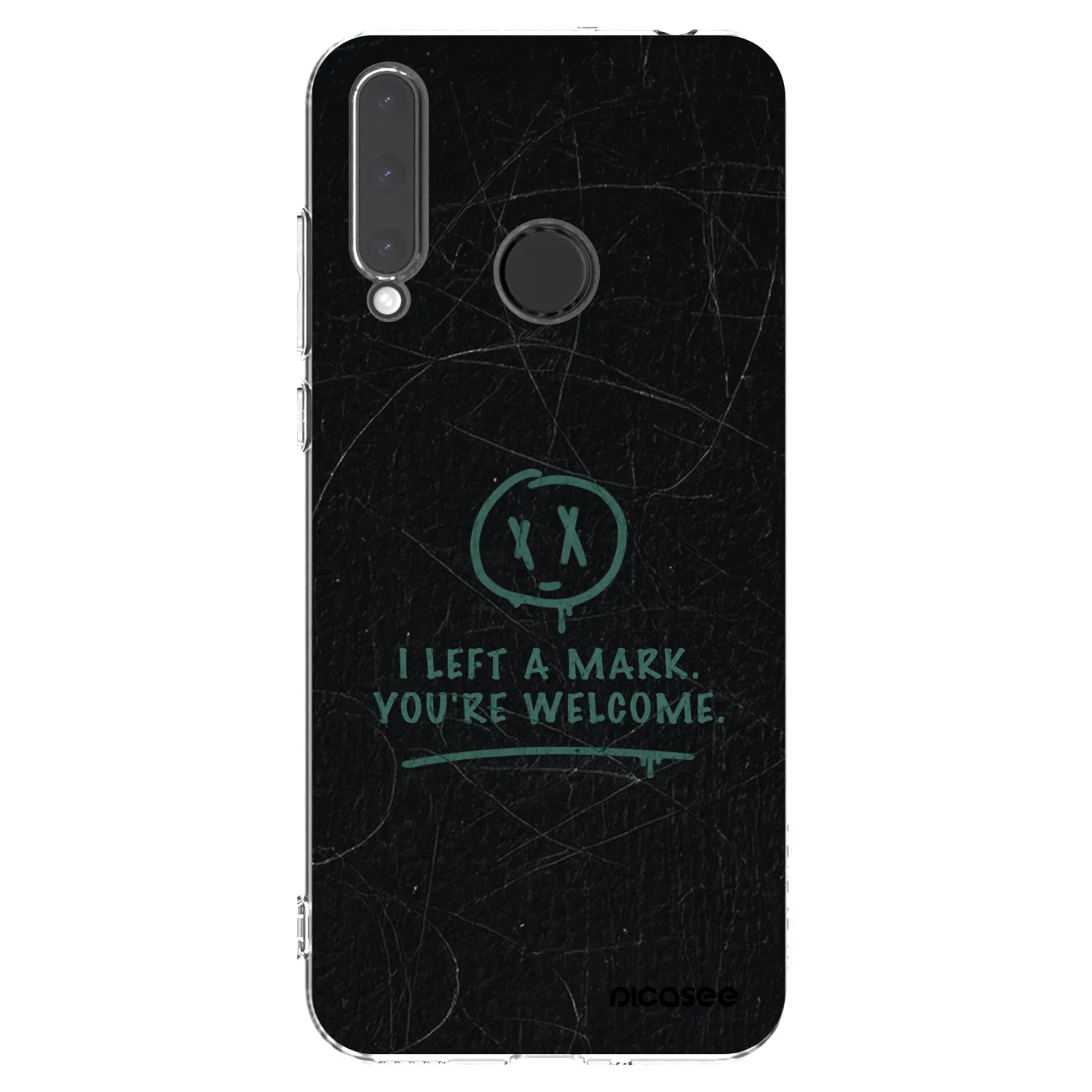Picasee átlátszó szilikon tok az alábbi mobiltelefonokra Honor 20 Lite - LEFT A MARK