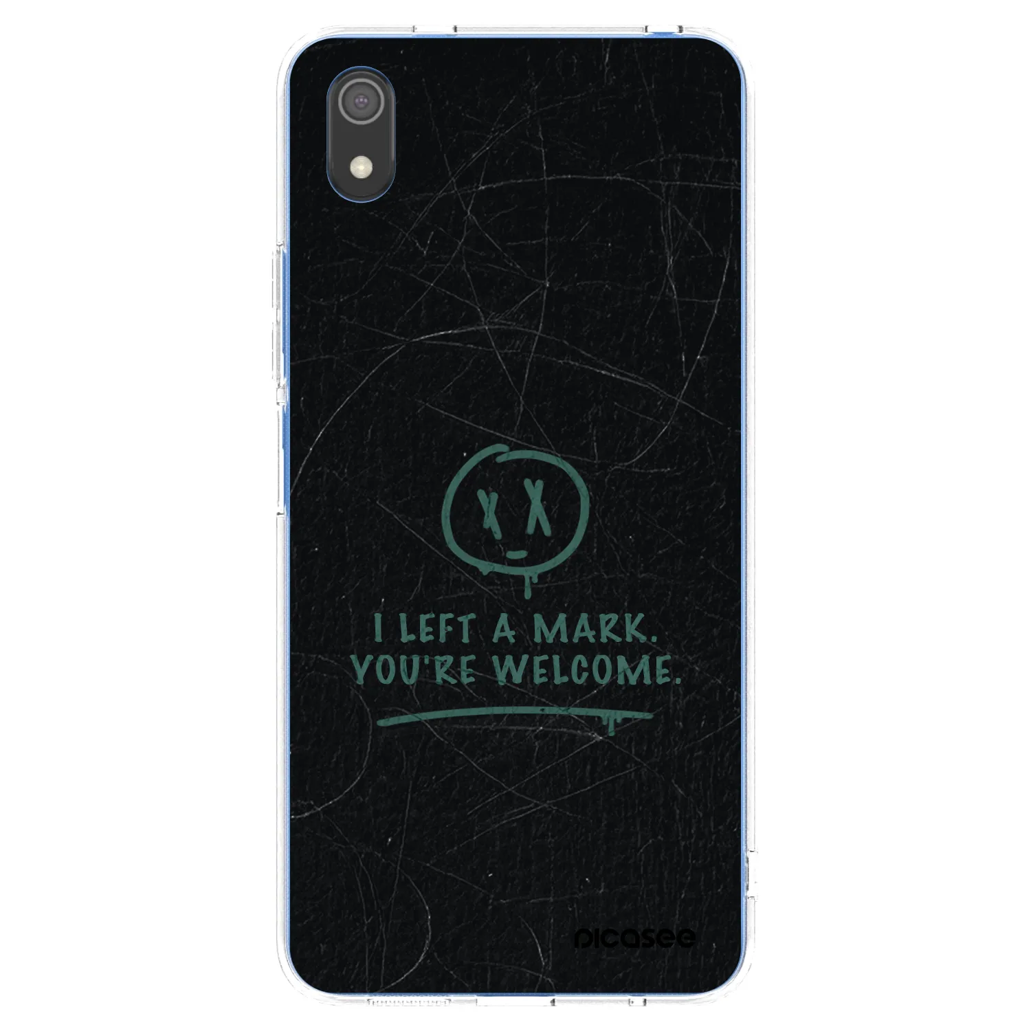 Picasee átlátszó szilikon tok az alábbi mobiltelefonokra Xiaomi Redmi 7A - LEFT A MARK