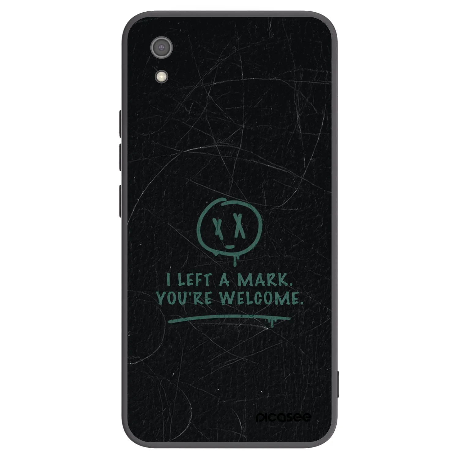 Picasee fekete szilikon tok az alábbi mobiltelefonokra Xiaomi Redmi 7A - LEFT A MARK