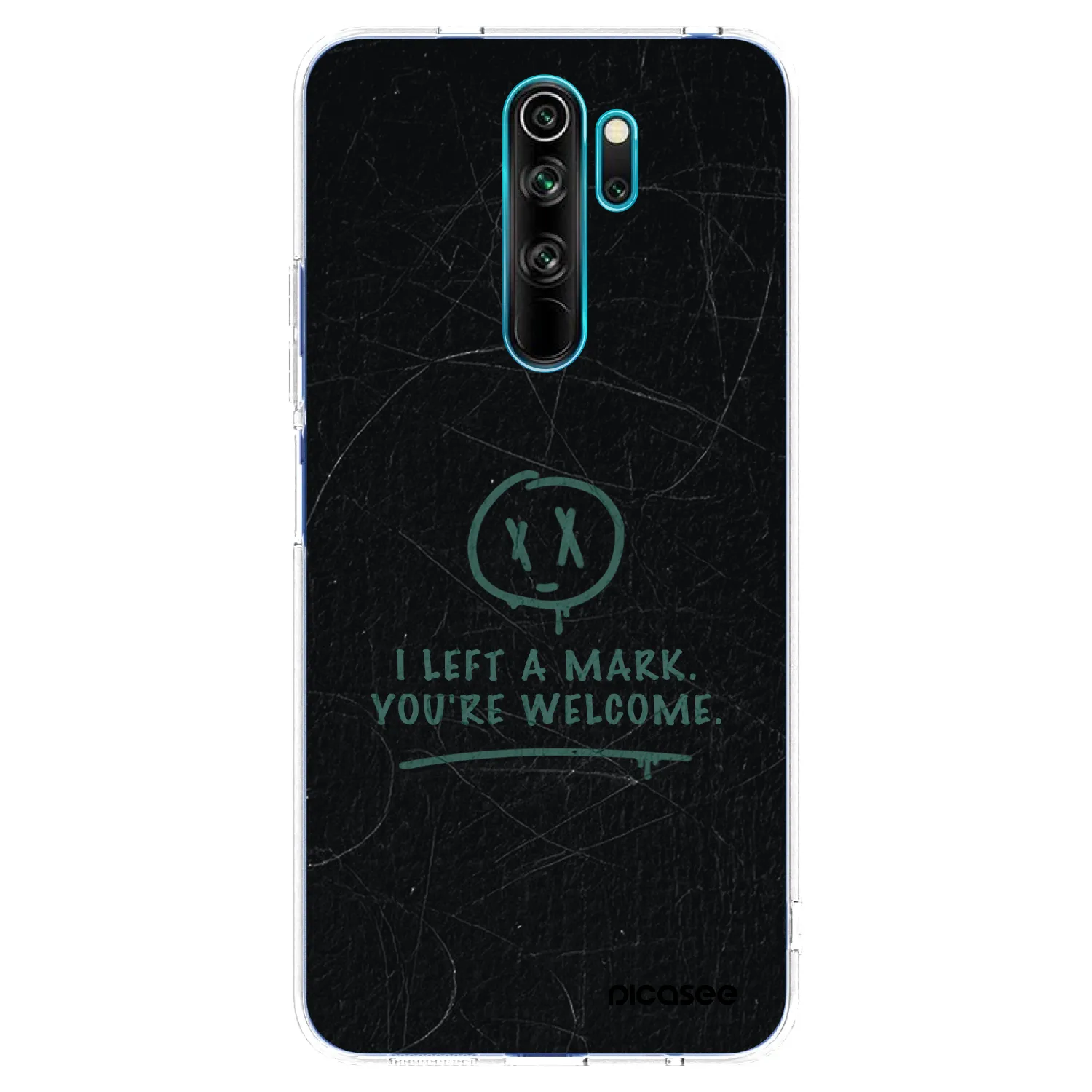 Picasee átlátszó szilikon tok az alábbi mobiltelefonokra Xiaomi Redmi Note 8 Pro - LEFT A MARK