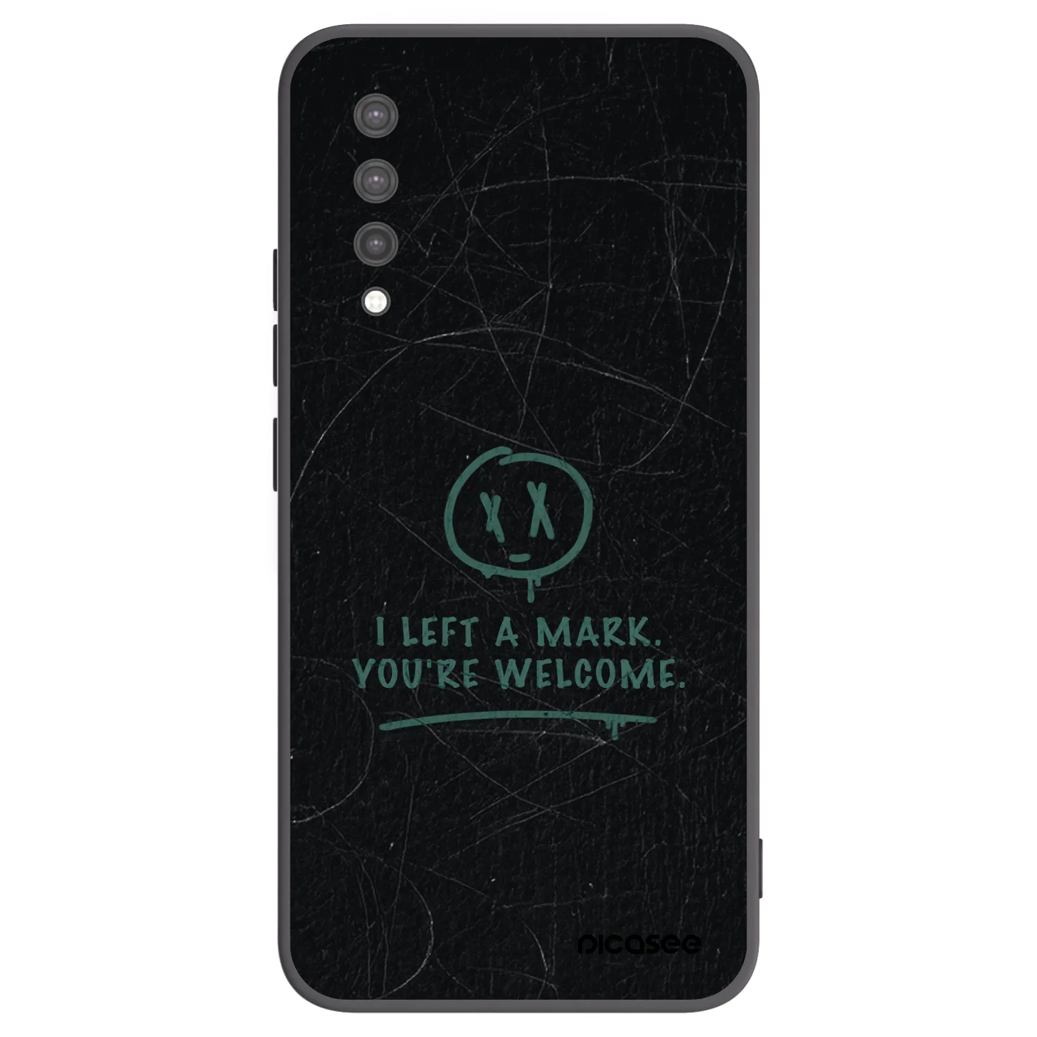 Picasee fekete szilikon tok az alábbi mobiltelefonokra Xiaomi Mi 9 Lite - LEFT A MARK