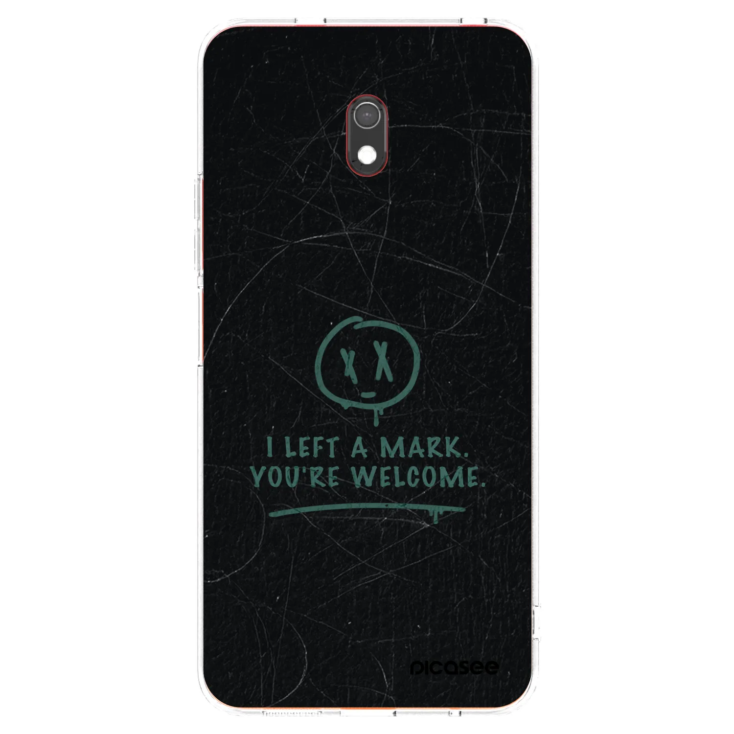 Picasee átlátszó szilikon tok az alábbi mobiltelefonokra Xiaomi Redmi 8A - LEFT A MARK