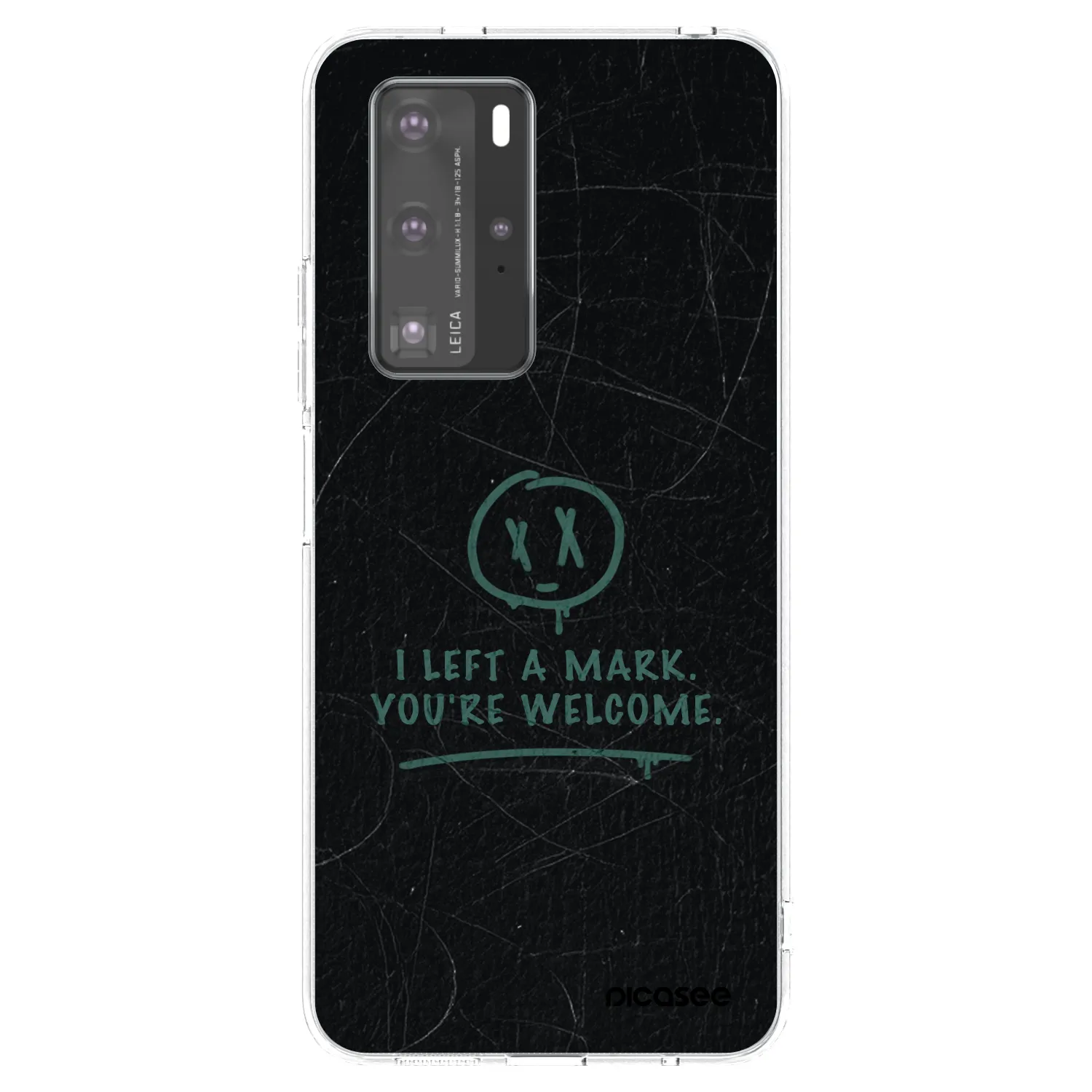 Picasee átlátszó szilikon tok az alábbi mobiltelefonokra Huawei P40 Pro - LEFT A MARK