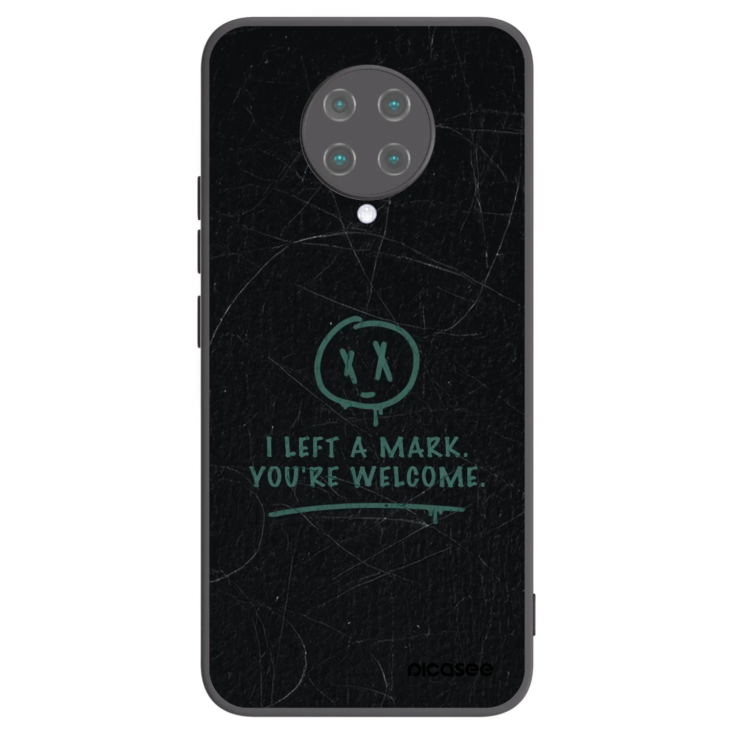 Picasee fekete szilikon tok az alábbi mobiltelefonokra Xiaomi Poco F2 Pro - LEFT A MARK