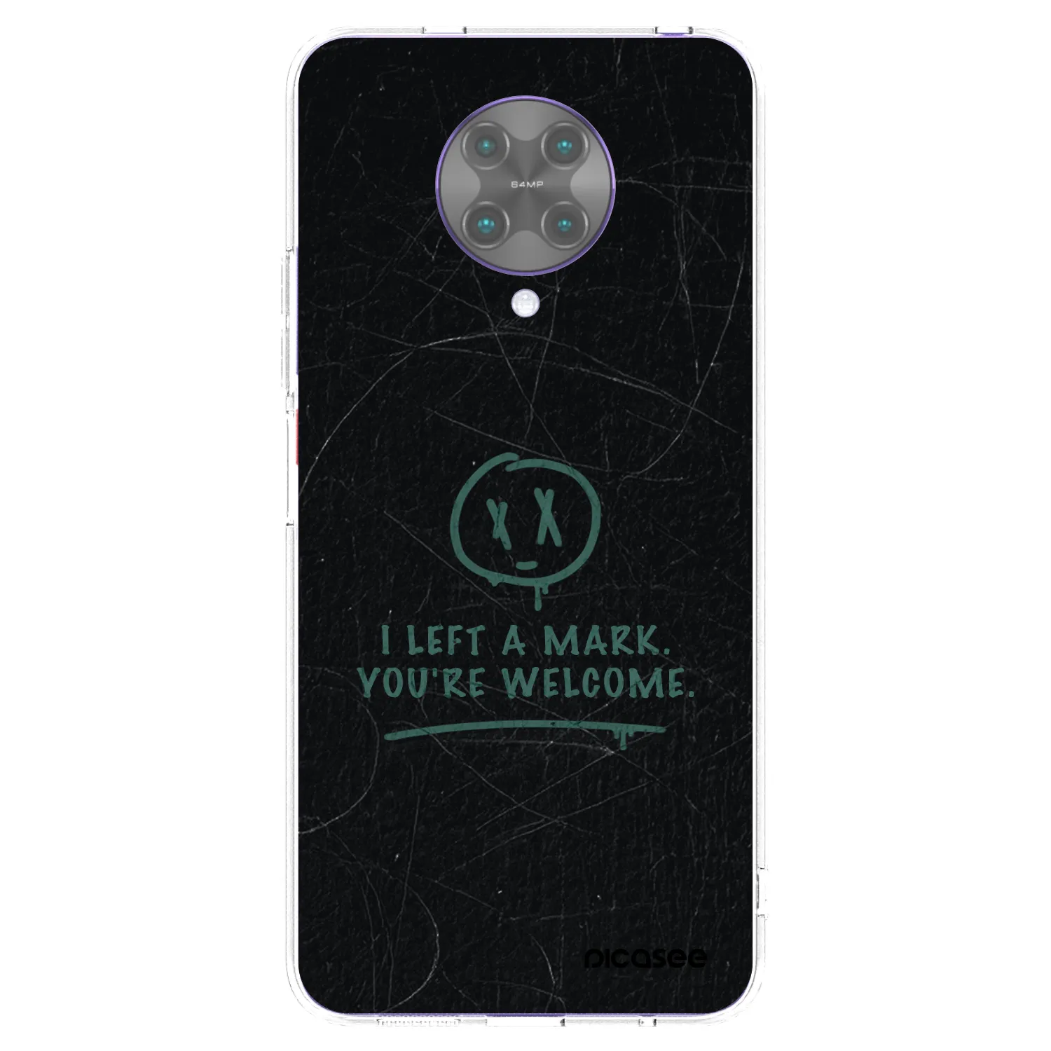 Picasee átlátszó szilikon tok az alábbi mobiltelefonokra Xiaomi Poco F2 Pro - LEFT A MARK