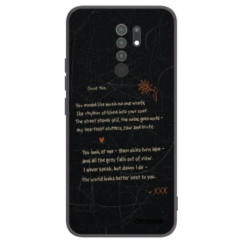 Picasee fekete szilikon tok az alábbi mobiltelefonokra Xiaomi Redmi 9 - POET