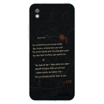 Picasee fekete szilikon tok az alábbi mobiltelefonokra Xiaomi Redmi 9A - POET