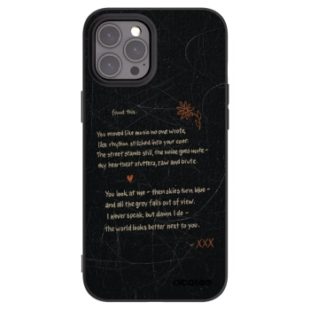 Picasee fekete szilikon tok az alábbi mobiltelefonokra Apple iPhone 12 Pro Max - POET