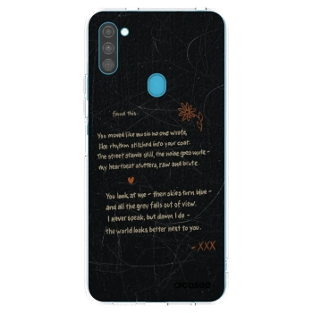 Picasee átlátszó szilikon tok az alábbi mobiltelefonokra Samsung Galaxy M11 - POET