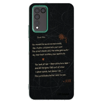 Picasee átlátszó szilikon tok az alábbi mobiltelefonokra Honor 10X Lite - POET