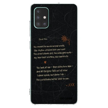 Picasee átlátszó szilikon tok az alábbi mobiltelefonokra Samsung Galaxy M51 M515F - POET