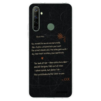 Picasee átlátszó szilikon tok az alábbi mobiltelefonokra Realme 6i - POET