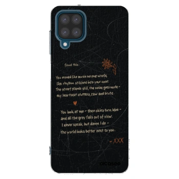 Picasee átlátszó szilikon tok az alábbi mobiltelefonokra Samsung Galaxy A12 A125F - POET