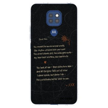 Picasee átlátszó szilikon tok az alábbi mobiltelefonokra Motorola Moto G9 Play - POET