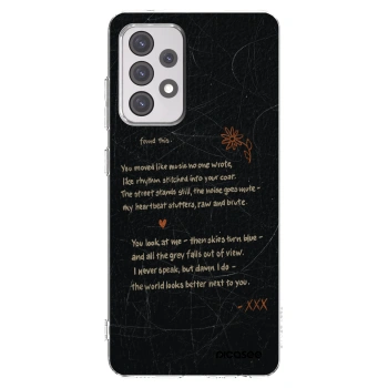 Picasee átlátszó szilikon tok az alábbi mobiltelefonokra Samsung Galaxy A52 5G A525F - POET