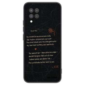 Picasee fekete szilikon tok az alábbi mobiltelefonokra Samsung Galaxy A42 A426B - POET