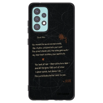 Picasee fekete szilikon tok az alábbi mobiltelefonokra Samsung Galaxy A72 A725F - POET