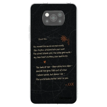 Picasee fekete szilikon tok az alábbi mobiltelefonokra Xiaomi Poco X3 Pro - POET