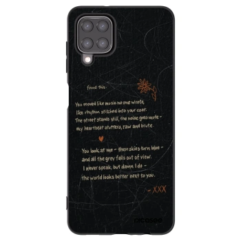 Picasee fekete szilikon tok az alábbi mobiltelefonokra Samsung Galaxy M12 M127F - POET