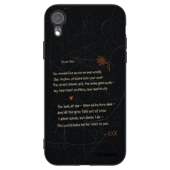 Picasee fekete szilikon tok az alábbi mobiltelefonokra Apple iPhone XR - POET