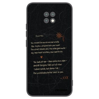 Picasee fekete szilikon tok az alábbi mobiltelefonokra Xiaomi Redmi Note 9T - POET
