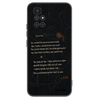 Picasee fekete szilikon tok az alábbi mobiltelefonokra Xiaomi Redmi 10 - POET